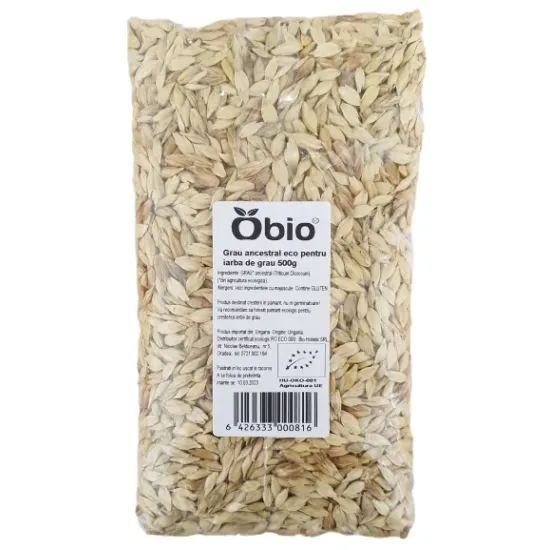 Grau ancestral pentru iarba de grau eco 500g OBIO