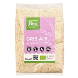 Gris alb din grau spelta bio 500g OBIO