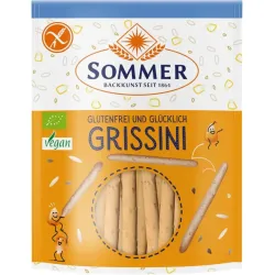 Grisine bio cu susan, fara gluten, 100g Sommer Grisine bio cu susan, fara gluten, 100g Sommer