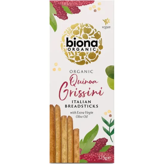 Grisine cu quinoa si ulei de masline bio 125g Biona