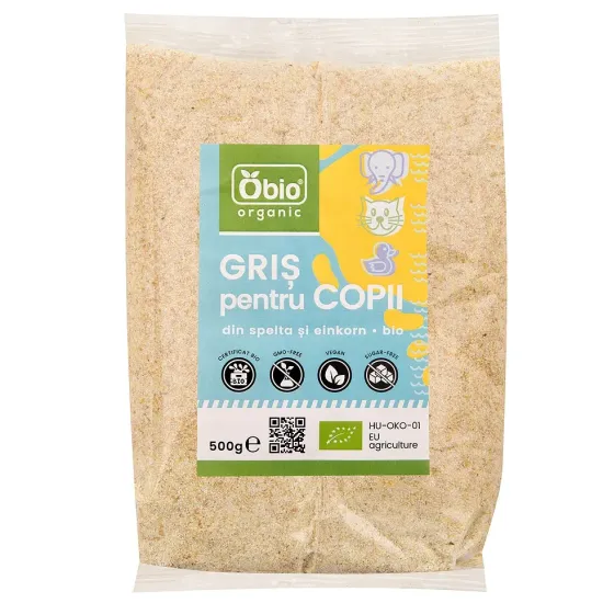 Gris pentru copii eco 500g OBIO