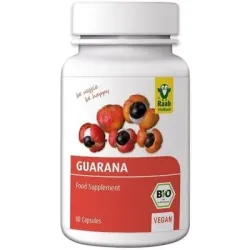 Guarana bio 500mg, 80 capsule vegane RAAB Guarana bio 500mg, 80 capsule vegane RAAB