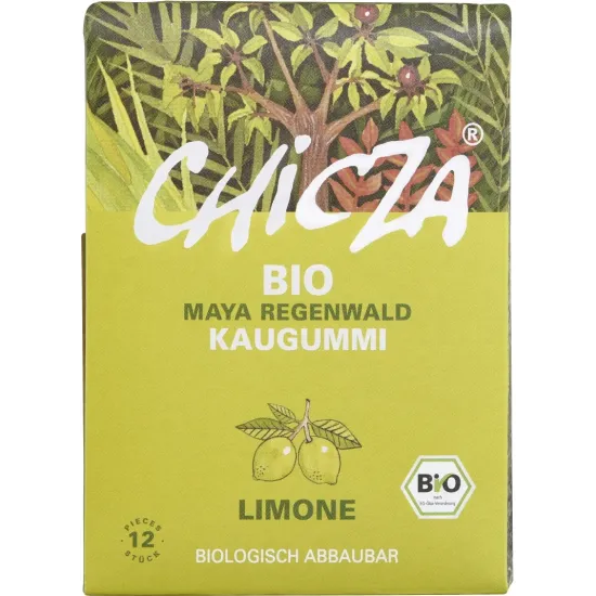 Guma de mestecat cu lamaie bio 30g Chicza