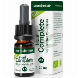 Hemp Complete 2,5% CBD bio, 10ml Medihemp Hemp Complete 2,5% CBD bio, 10ml Medihemp