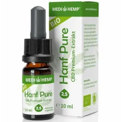 Hemp Pure 2,5% CBD bio, 10ml, Medihemp Hemp Pure 2,5% CBD bio, 10ml, Medihemp