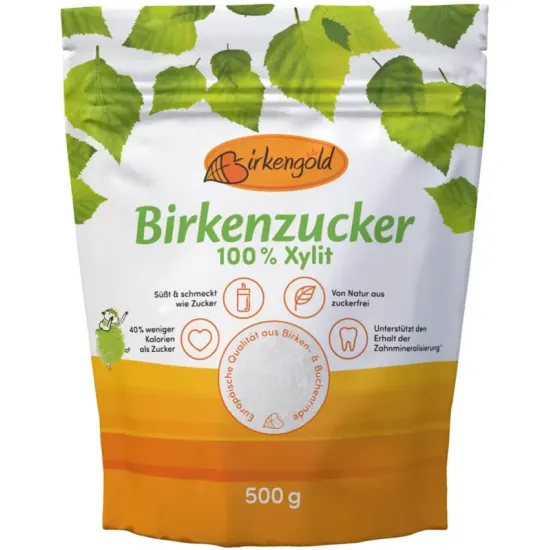 Indulcitor 100% xylitol, 500g Birkengold