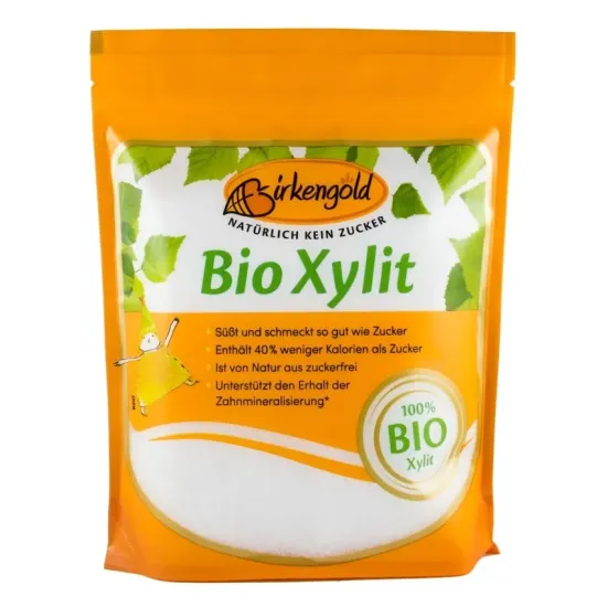 Indulcitor 100% xylitol bio, 500g Birkengold