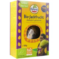 Jackfruit bio si fairtrade, bucati uscate, 100g Kipepeo Jackfruit bio si fairtrade, bucati uscate, 100g Kipepeo