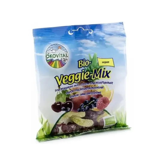 Jeleuri bio de fructe, fara gelatina, Veggie-Mix