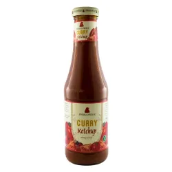 Ketchup bio curry, din piure de rosii, 500ml Zwergenwiese