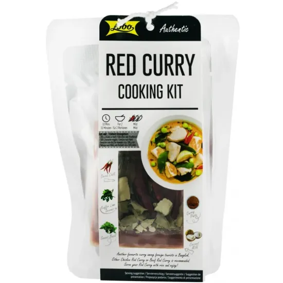 Kit pentru gatit curry rosu, 253g Lobo