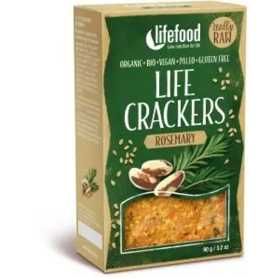 LIFECRACKERS cu rozmarin raw eco 90g