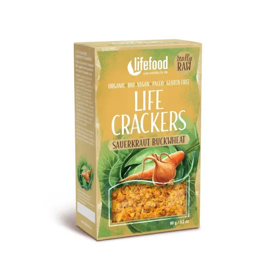 LIFECRACKERS cu varza murata raw eco 90g