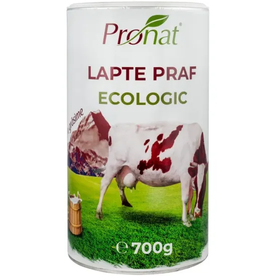 Lapte praf bio 26% grasime, 700g Pronat