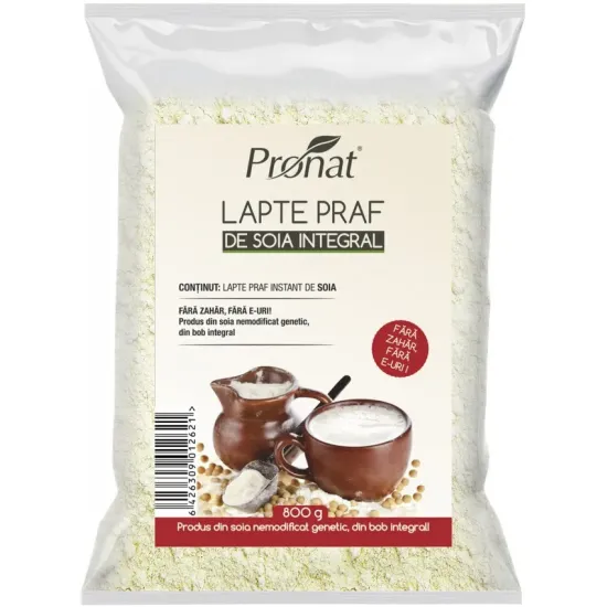 Lapte praf instant de soia, 800g Pronat