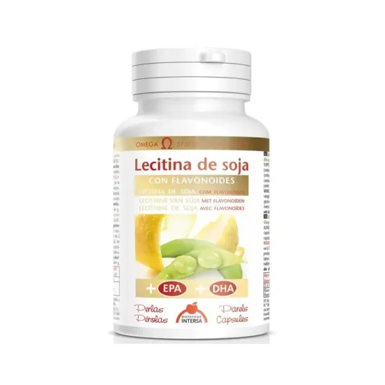 Lecitina de soia cu flavonoide + EPA + DHA, 144g Dieteticos Intersa