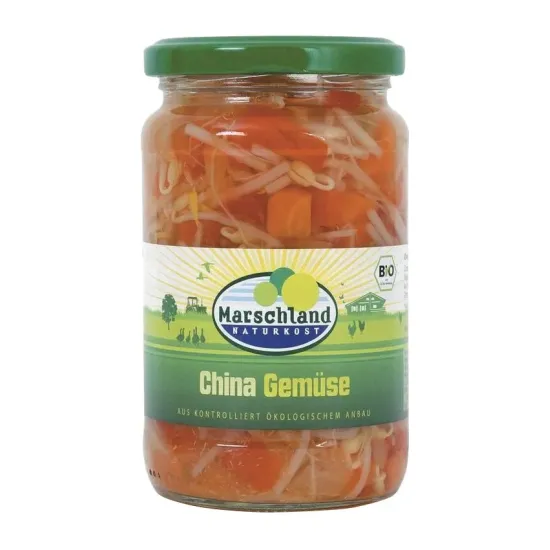 Legume chinezesti bio, 330g / 175g Marschland Naturkost