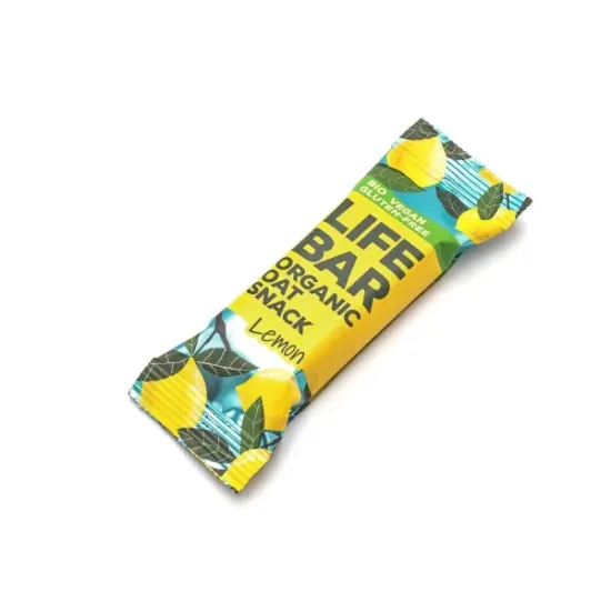 Lifebar baton de ovaz cu lamaie fara gluten bio 40g