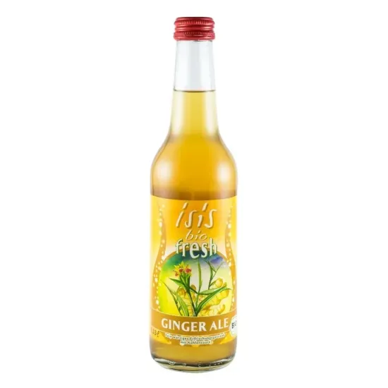 Limonada acidulata bio de ghimbir, 330ml Isis