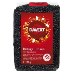 Linte neagra Beluga bio 500g DAVERT Linte neagra Beluga bio 500g DAVERT