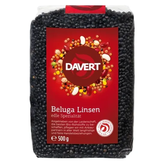 Linte neagra Beluga bio 500g DAVERT