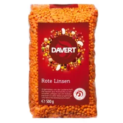 Linte rosie bio 500g DAVERT Linte rosie bio 500g DAVERT
