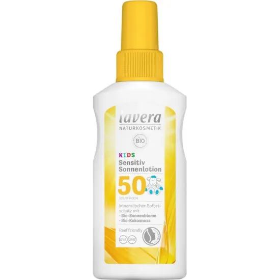 Lotiune bio pentru protectie solara LSF 50, pentru copii, 100ml Lavera