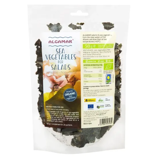 MIX DE ALGE MARINE PENTRU SALATA ECO 50G Algamar VECHI