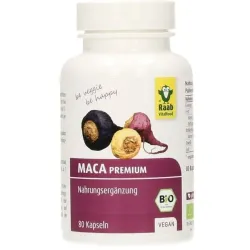 Maca premium bio 500mg, 80 capsule vegane RAAB Maca premium bio 500mg, 80 capsule vegane RAAB