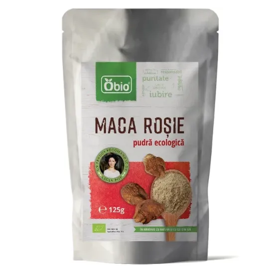 Maca rosie pudra eco 125g OBIO