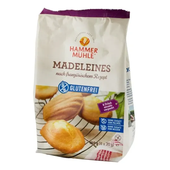 Madlene, dupa o reteta frantuzeasca, 180g (6x30g) Hammer Muhle