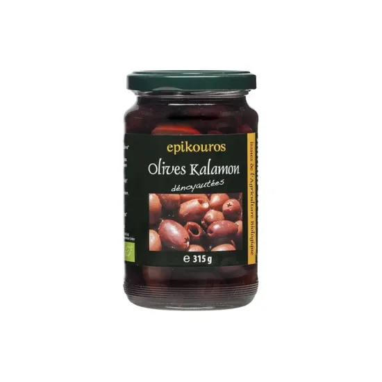 Masline Kalamata fara samburi, bio, 315g Epikouros