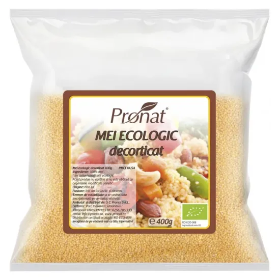 Mei bio decorticat, 400g Pronat