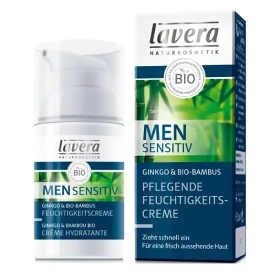 Men Sensitive Crema hidratanta si hranitoare, 30ml Lavera