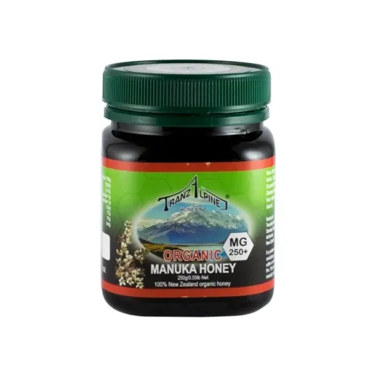 Miere bio de manuka, MG 250+ Tranz Alpine