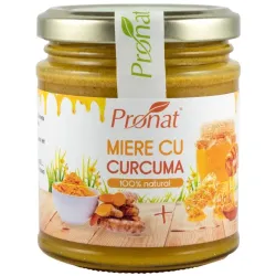 Miere cu curcuma, 220g Pronat Miere cu curcuma, 220g Pronat