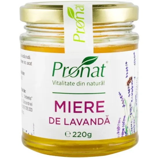 Miere de lavanda, 220g Pronat