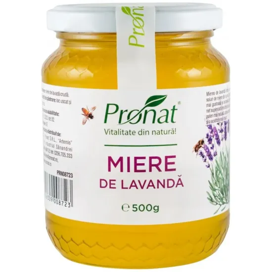 Miere de lavanda, 500g Pronat