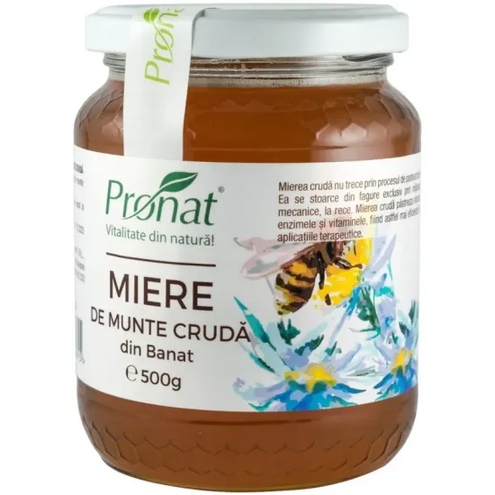 Miere de munte cruda 500g Pronat