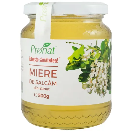 Miere de salcam, 500g Pronat