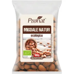 Migdale bio natur samburi, 100g, 12-14mm Pronat Migdale bio natur samburi, 100g, 12-14mm Pronat