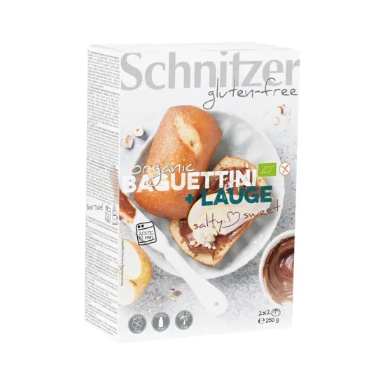 Mini baghete bio fara gluten, 250g Schnitzer Gluten Free