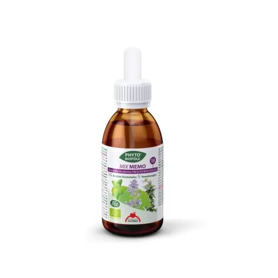 Mix bio 18 din plante, Memo, Memorie, 50ml Phyto-Biopôle