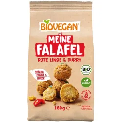 Mix bio pentru falafel cu linte rosie si curry, 160g Biovegan Mix bio pentru falafel cu linte rosie si curry, 160g Biovegan
