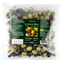 Mix de masline bio, crude, fara samburi, 500g Epikouros