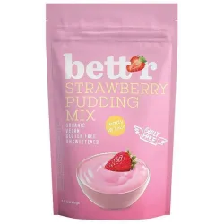 Mix pentru budinca cu capsuni bio 150g Bettr Mix pentru budinca cu capsuni bio 150g Bettr