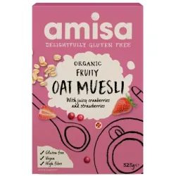 Muesli cu fructe si ovaz fara gluten eco 325g Amisa Muesli cu fructe si ovaz fara gluten eco 325g Amisa