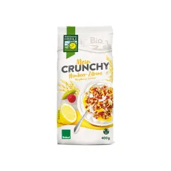 Musli bio Crunchy cu zmeura si lamaie, 400g Bohlsener Muhle Musli bio Crunchy cu zmeura si lamaie, 400g Bohlsener Muhle