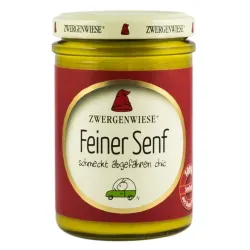 Mustar bio fin, 160ml Zwergenwiese Mustar bio fin, 160ml Zwergenwiese