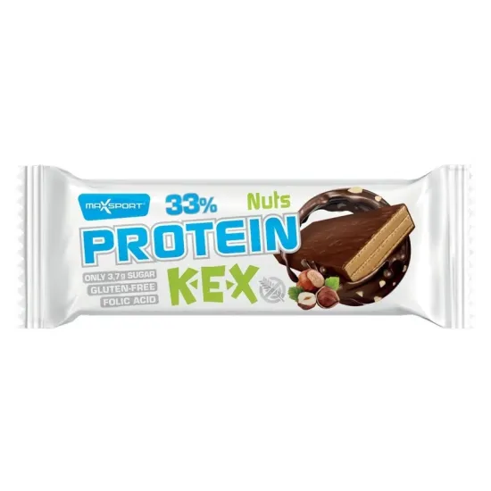 Napolitana proteica cu alune si cacao, 40g Max Sport